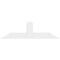 Ekena Millwork Portland Architectural Grade PVC Gable Bracket, 60"W x 17 1/2"H x 2"D x 6"F, 7/12 Pitch GBP060X18X0206POR00 - alternate 4